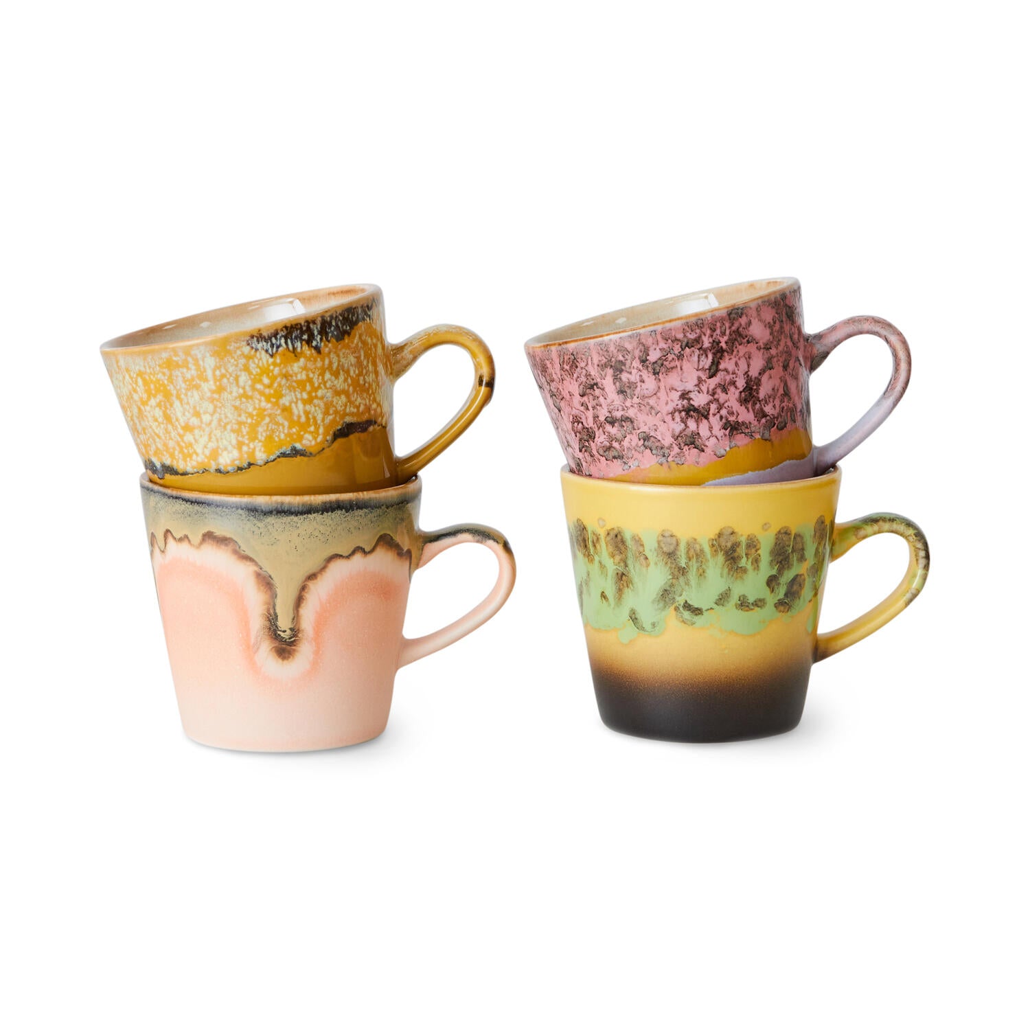 70s Ceramics americanokopper, Radiant - 4 stk