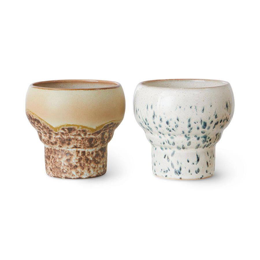 Lungo kaffekopper, 2 stk - coral