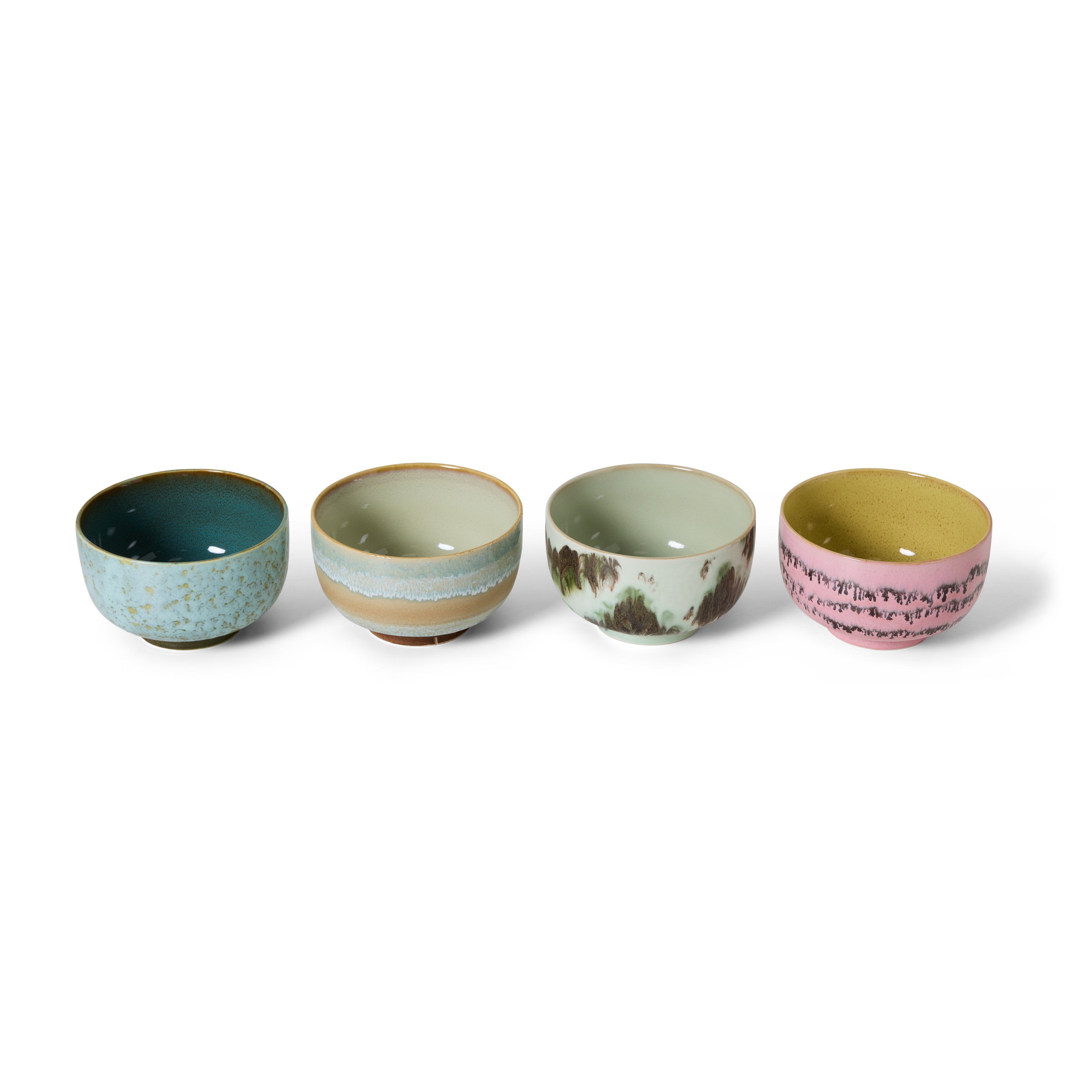 70s Ceramics nudelskåle, Dada - 4 stk