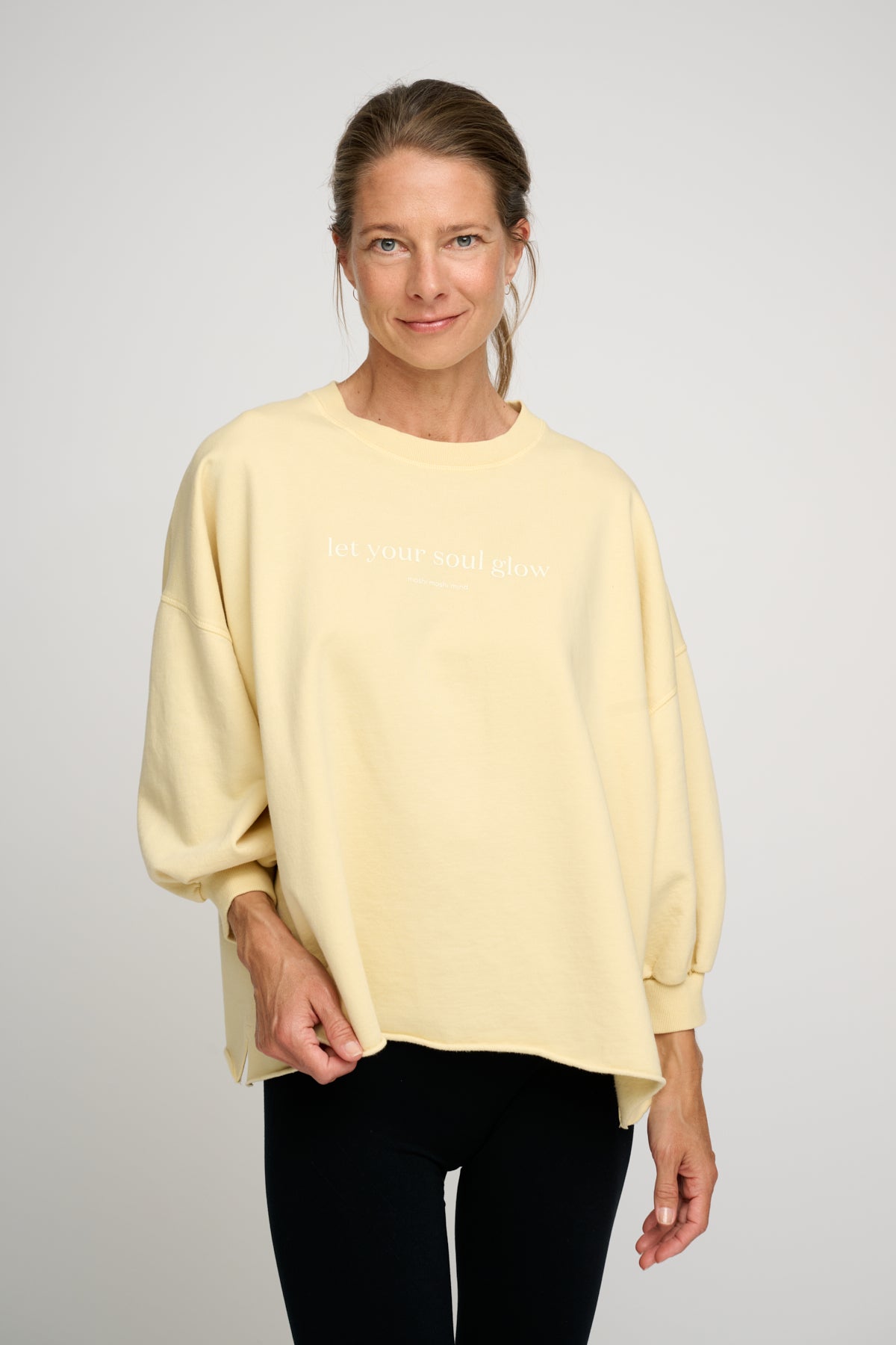Mantra sweatshirt - Soft Yellow