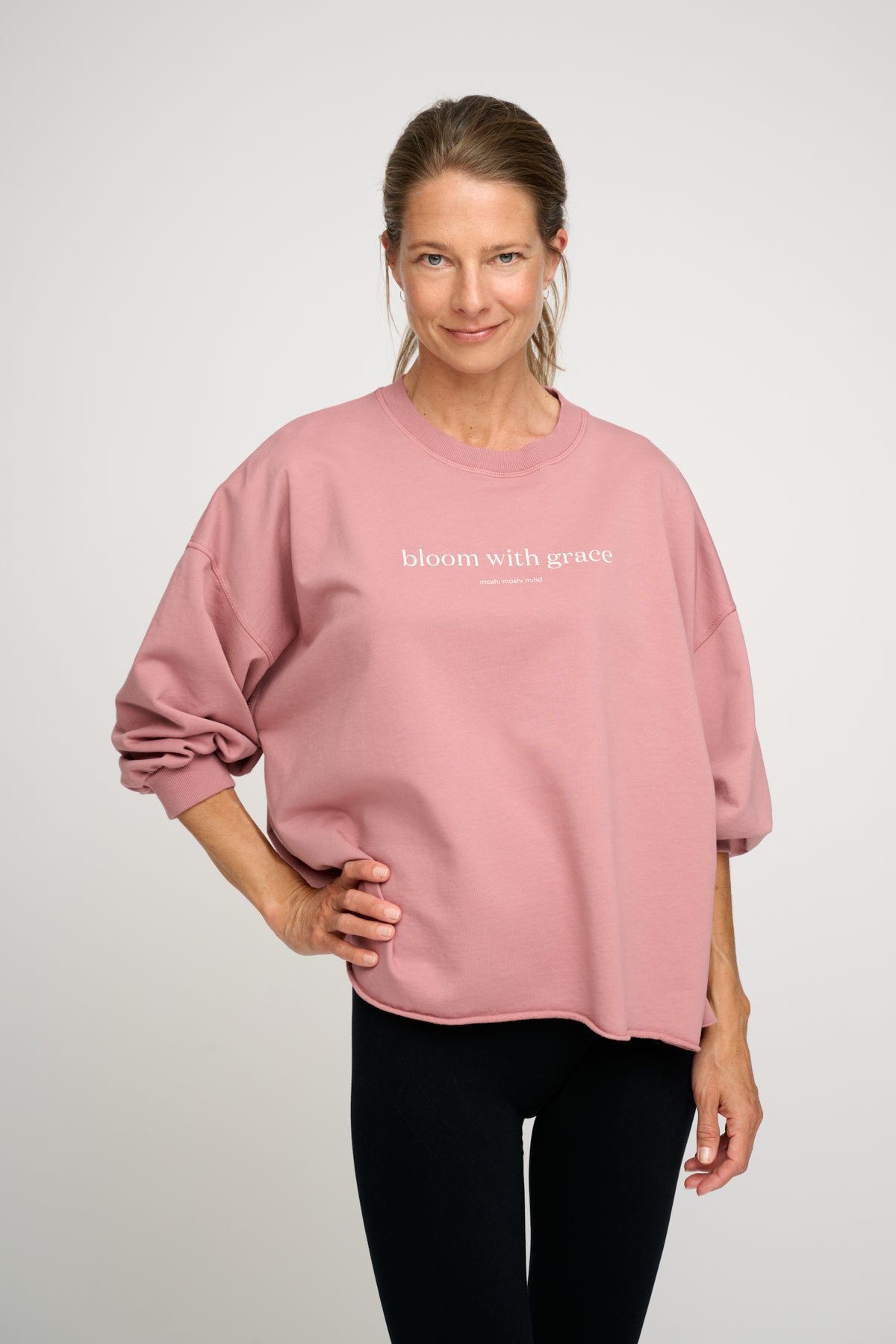Mantra sweatshirt - Vintage rose