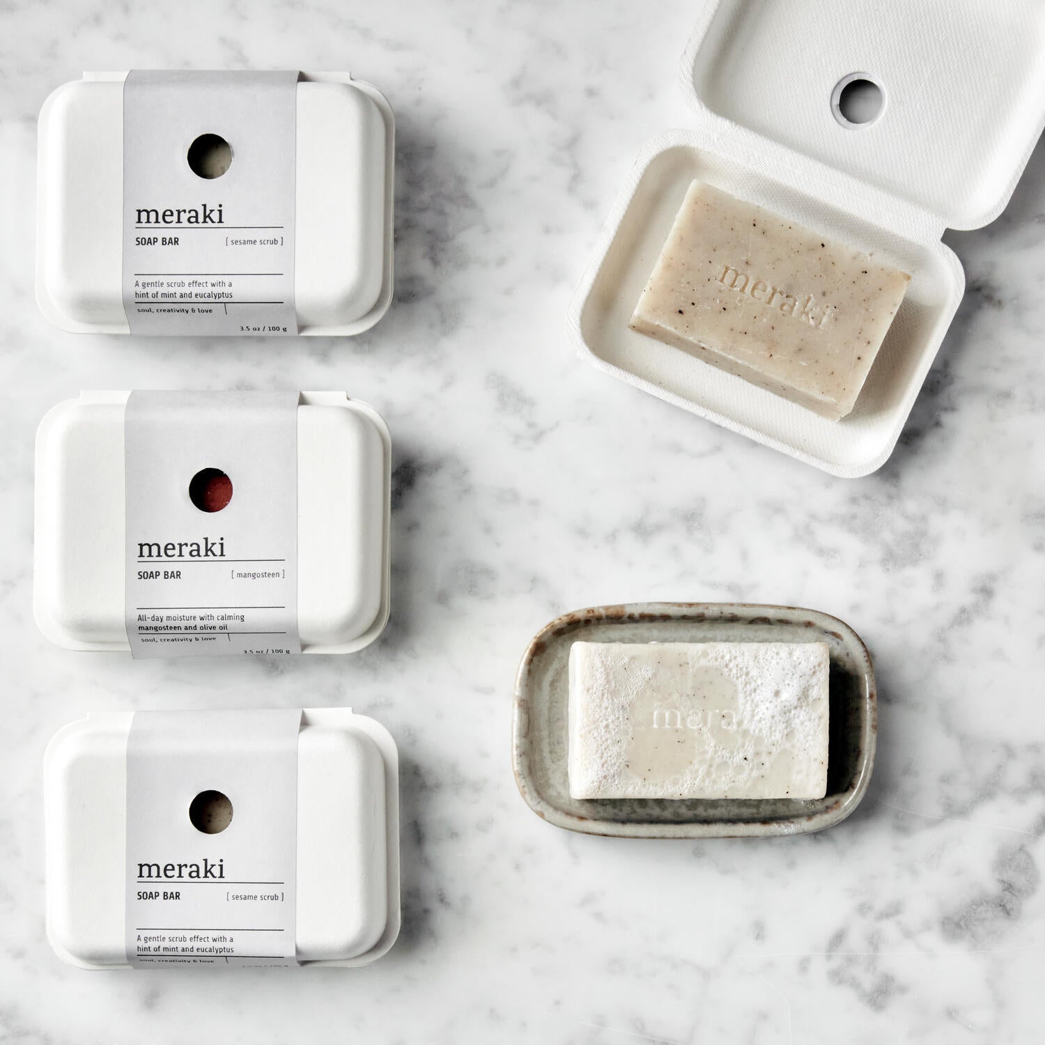 Sæbebar, 100g - Sesame Scrub