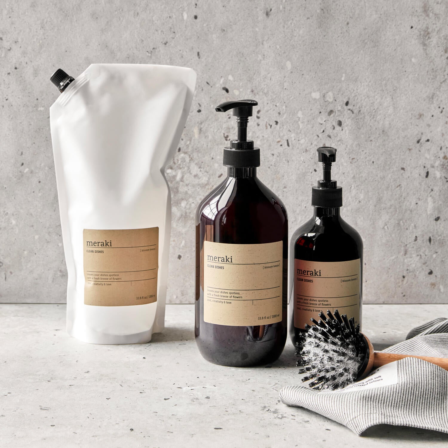 Opvaskemiddel refill, 1000 ml - Blossom breeze