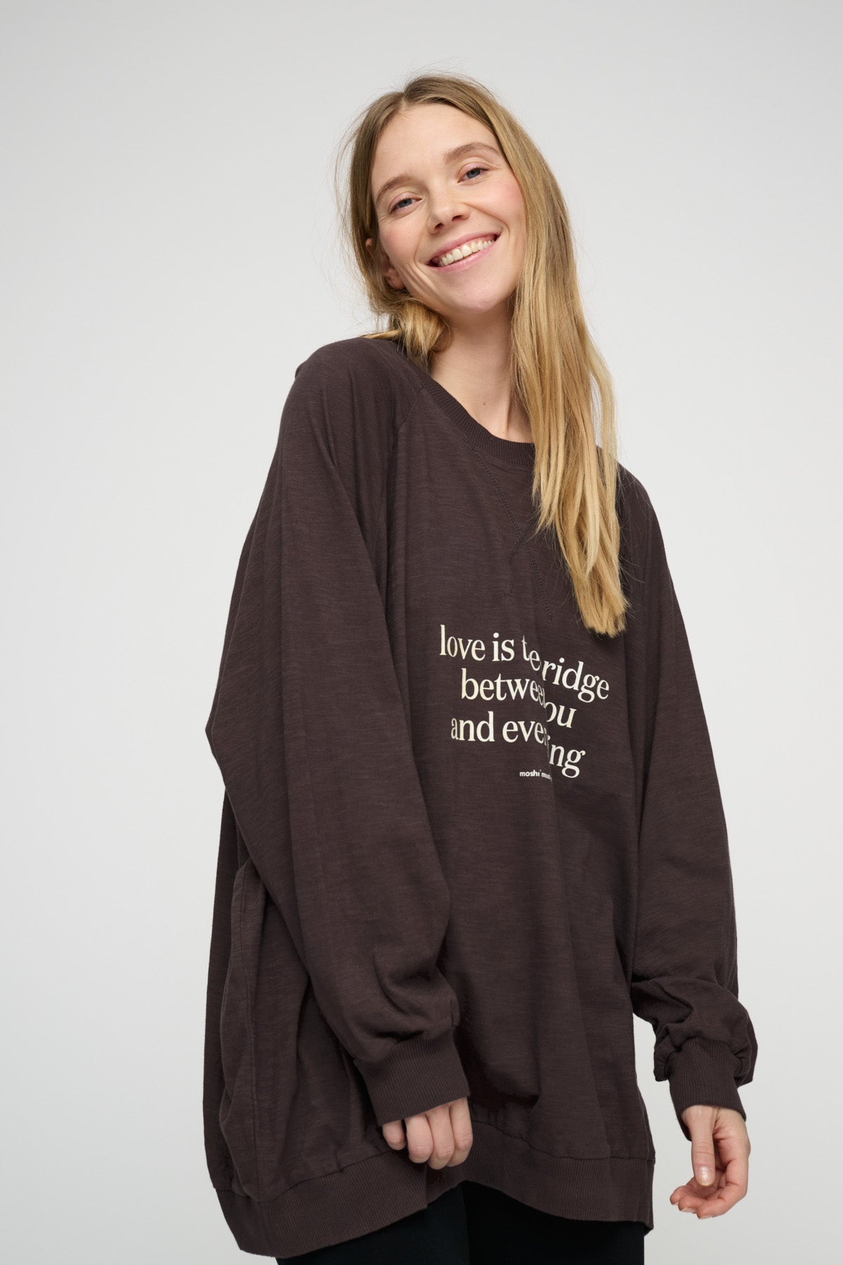 November sweatshirt - Dark Brown