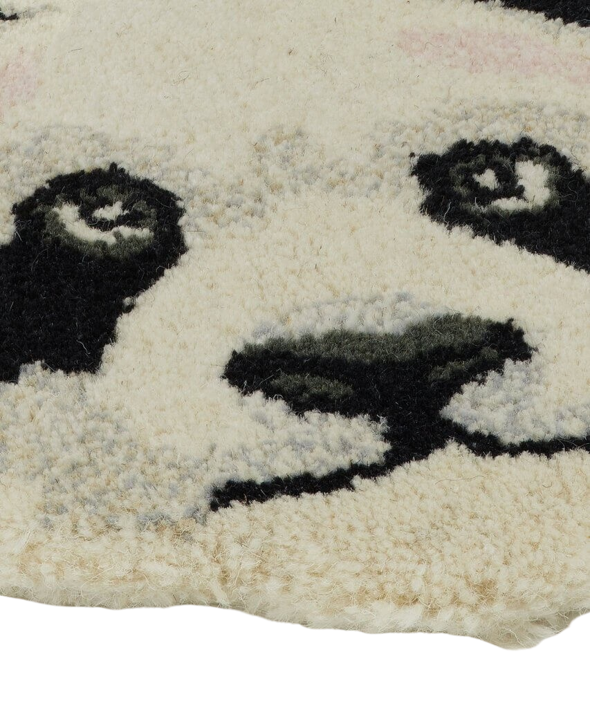 Plumpy Panda vægdekoration - Off White