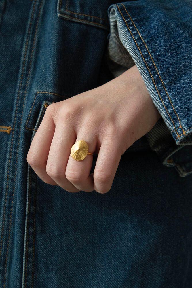 Coral Reef ring - forgyldt