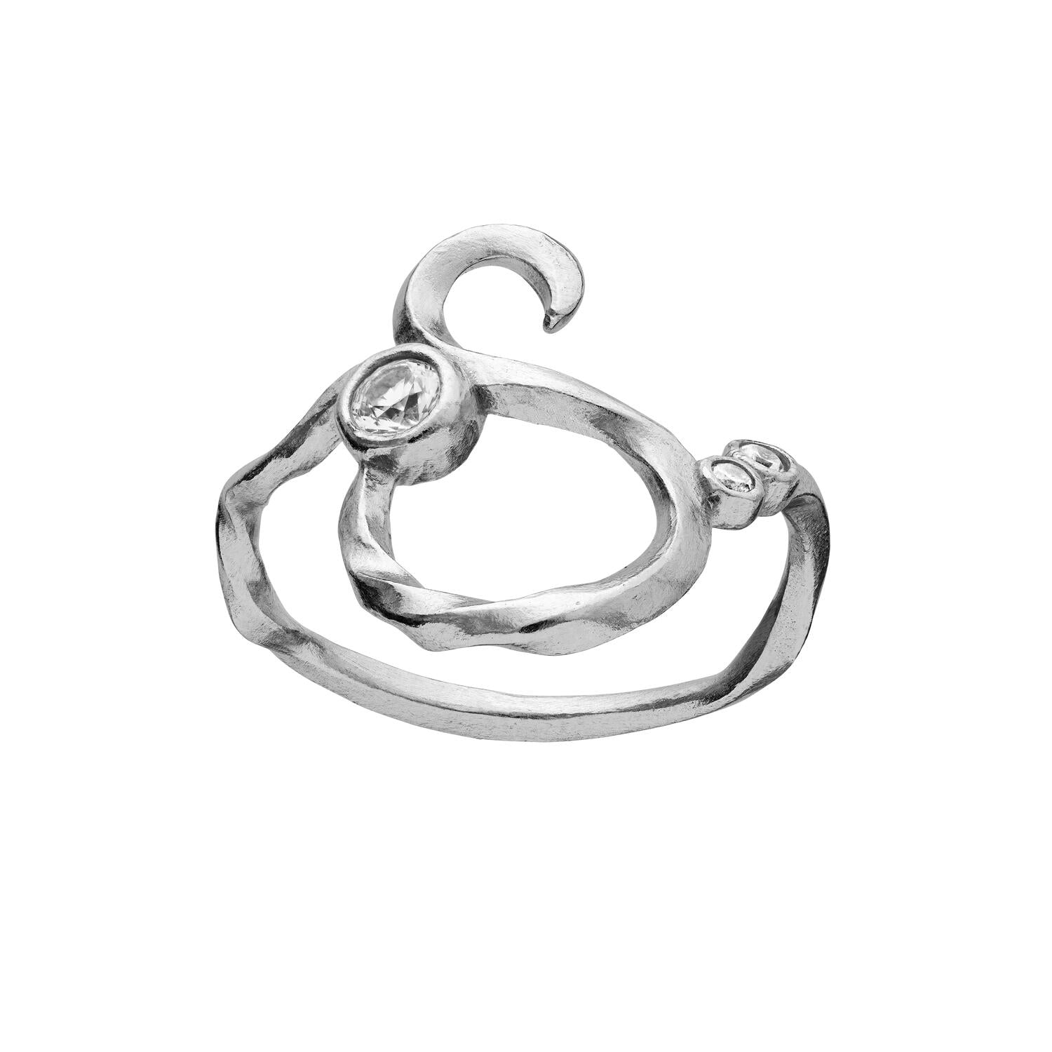 Alfabet Ring, S - sølv