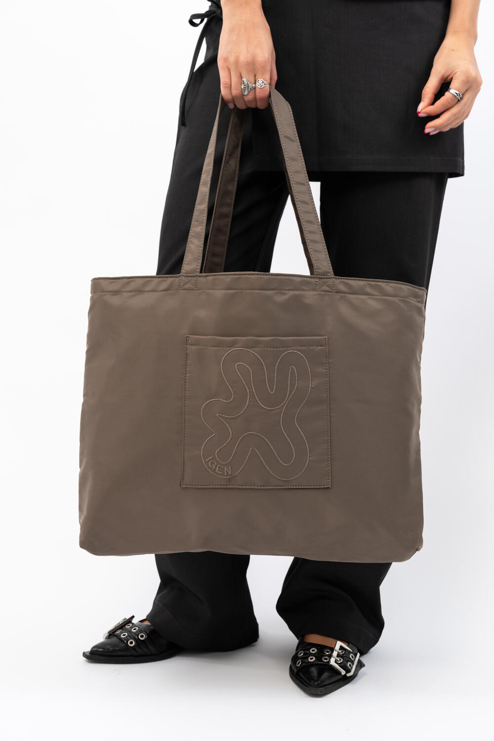 Signature shopper - grå