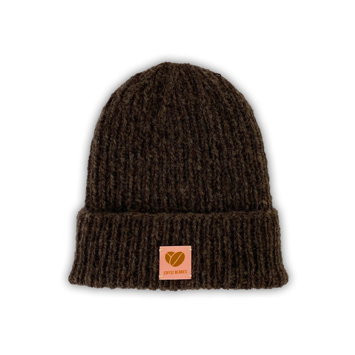 Sky beanie strikhue - brun