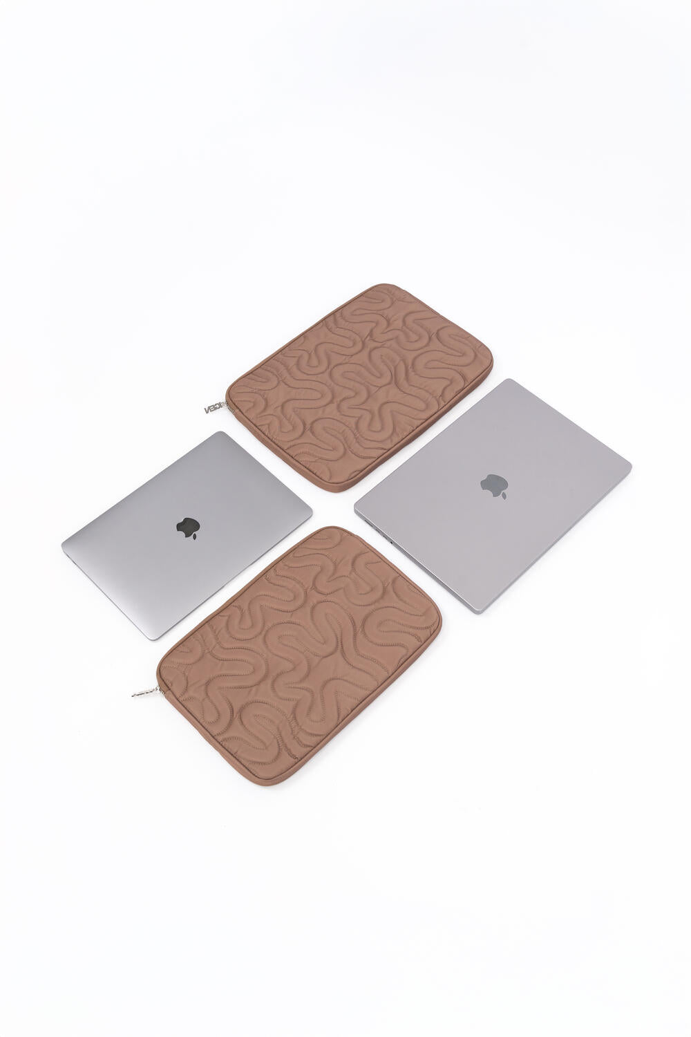 Swirl computer sleeve 15-16” - brun
