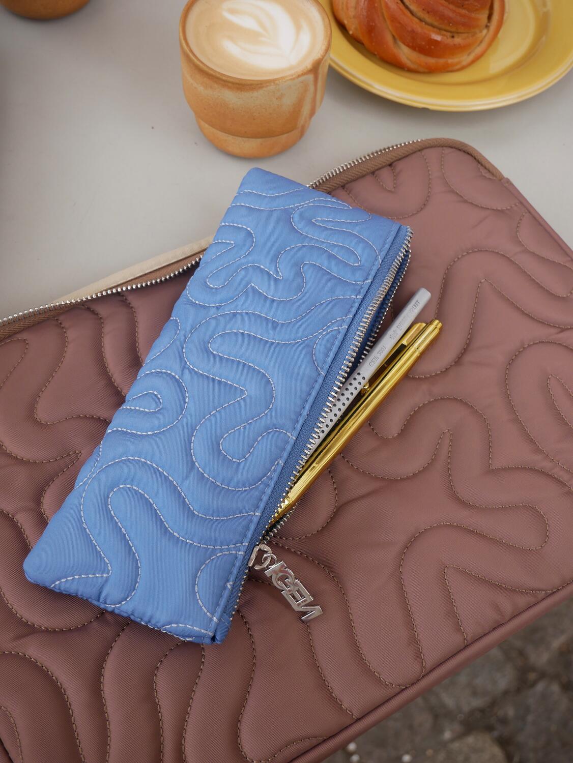 Swirl Slim sleeve - Cloud Blue