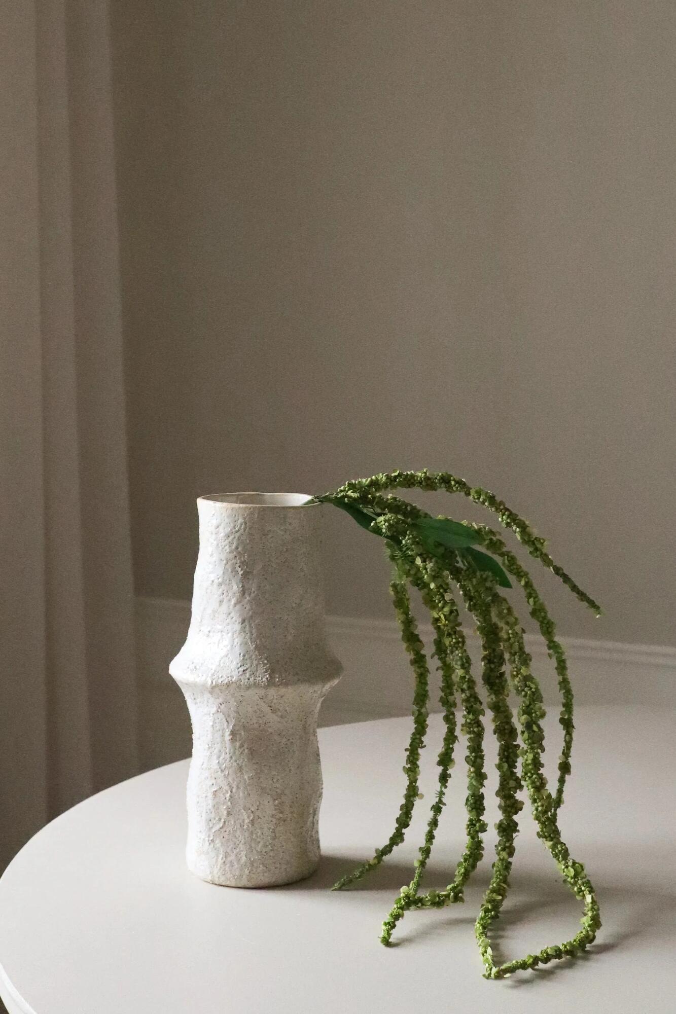 Kunstig Amarant blomst - grøn