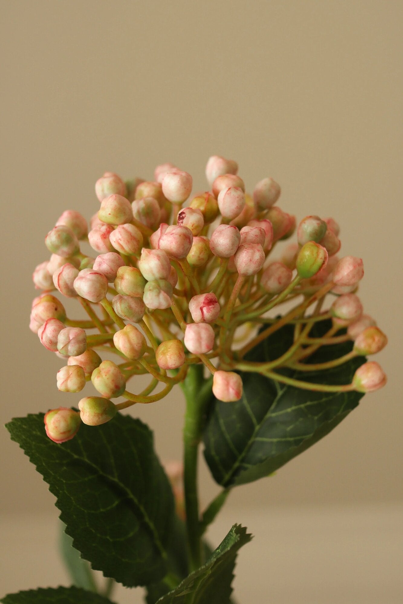 Kunstig Hortensia Berry gren - rosa