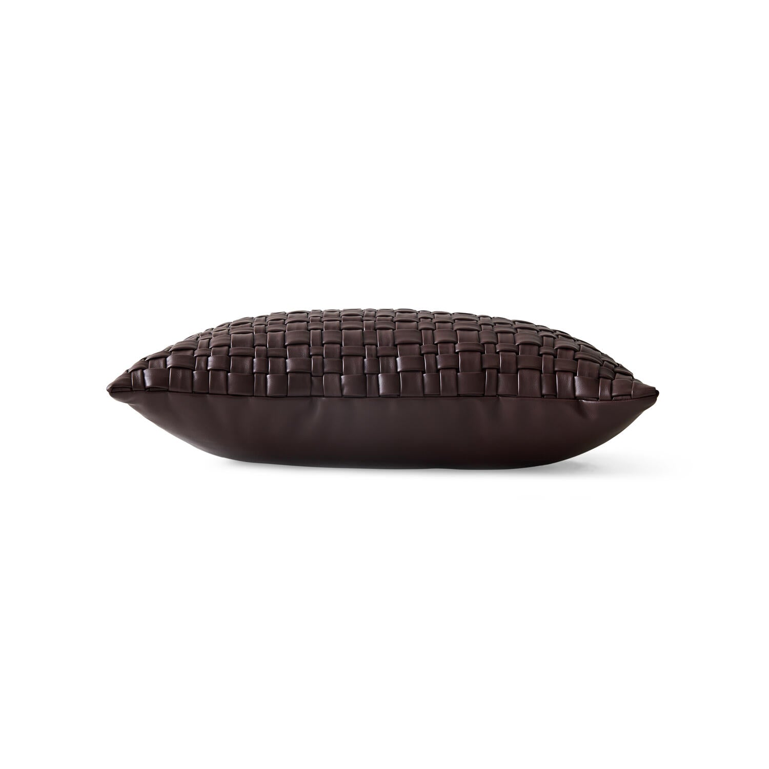 Wowen pude, Chokolate brown - 50x30 cm