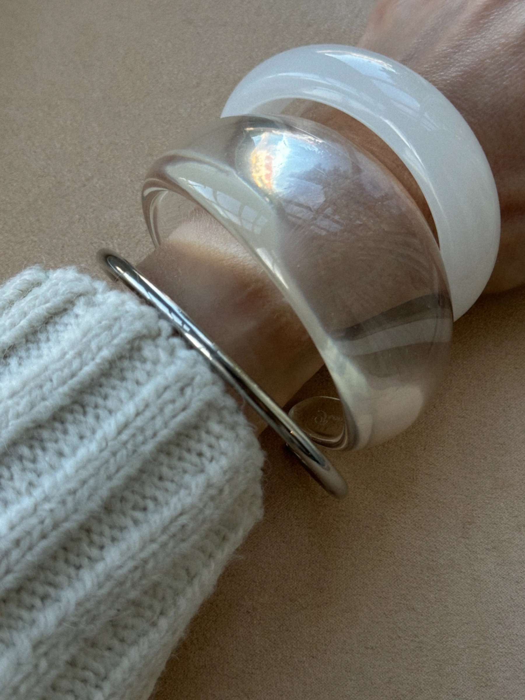 Asha armbånd - Ivory