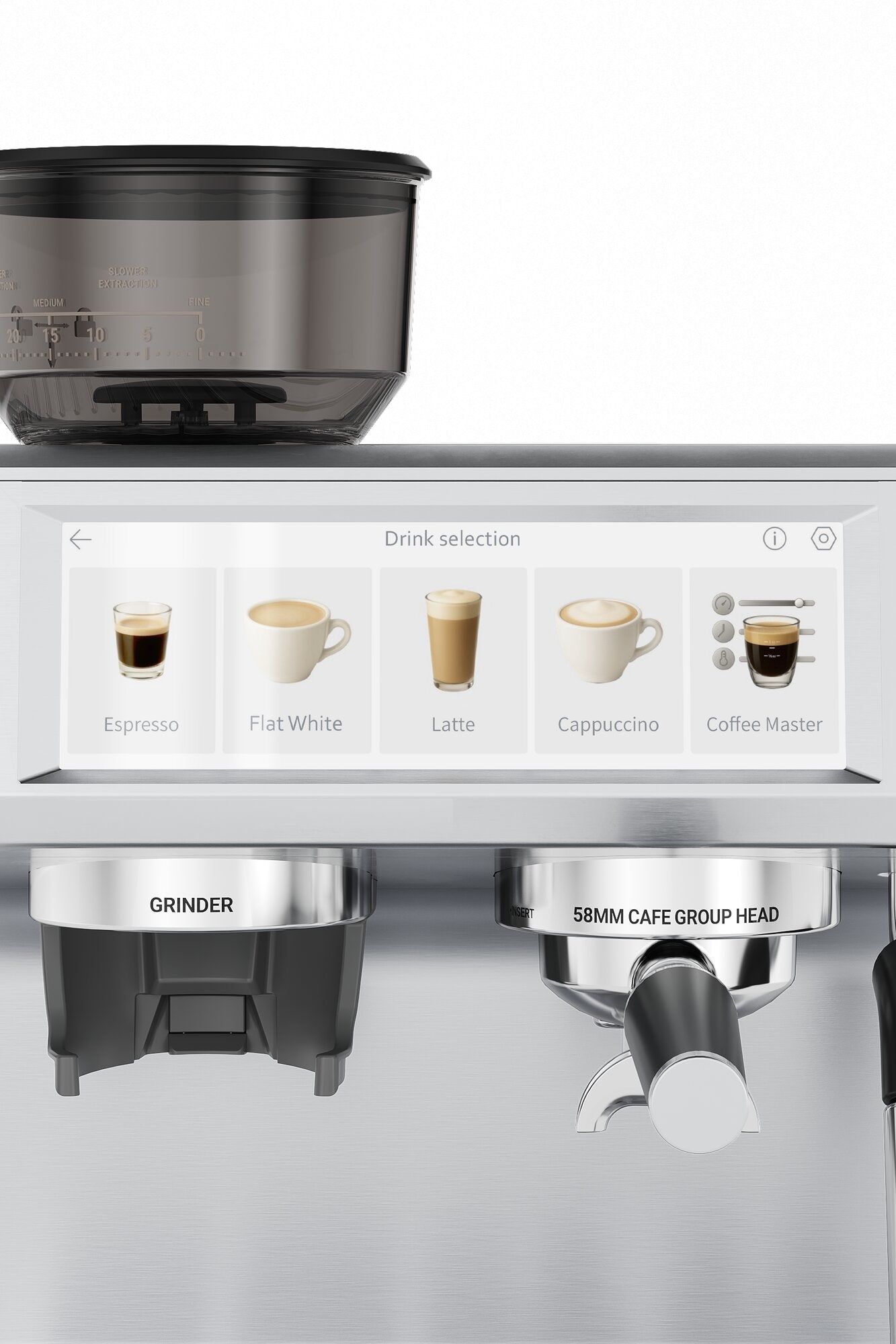 Aspire Expert espressomaskine - sølvfarvet