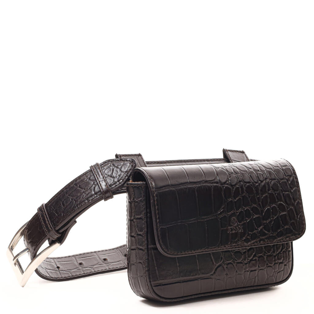 Teramo Elna bæltetaske - mørkebrun