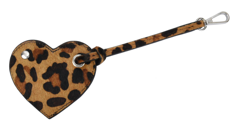 Celine Heart taskevedhæng - Leopard