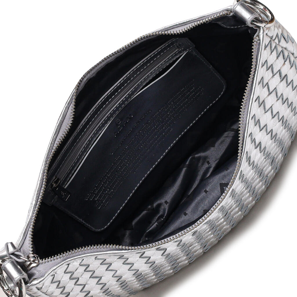 Salerno Marlin skuldertaske - sølvfarvet