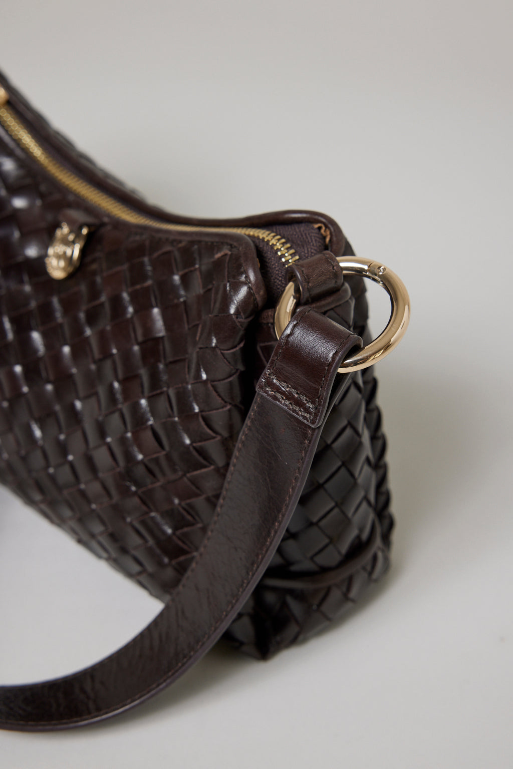 Salerno Eleonora skuldertaske - Dark Brown