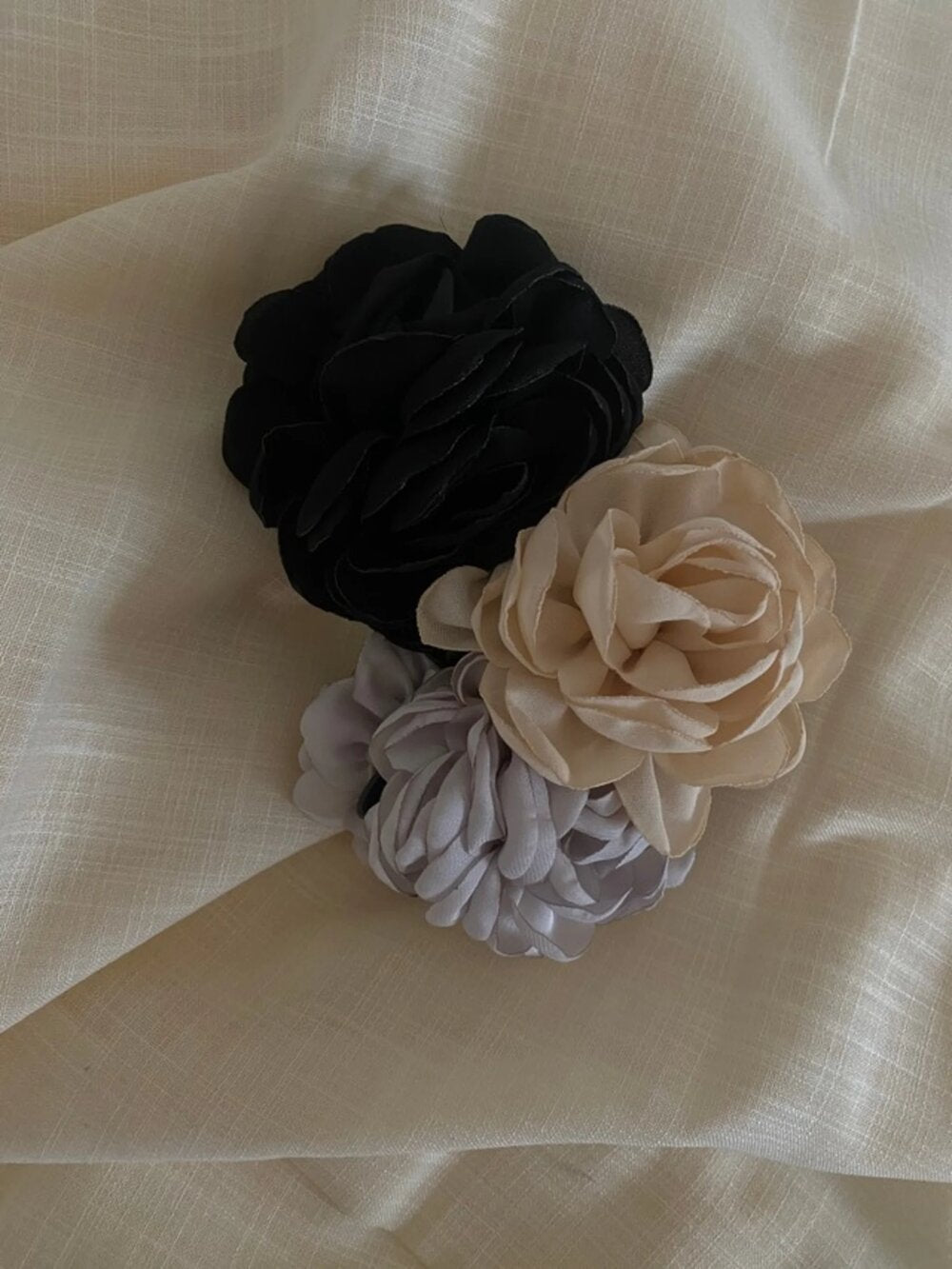 Rose hårklemme - sort