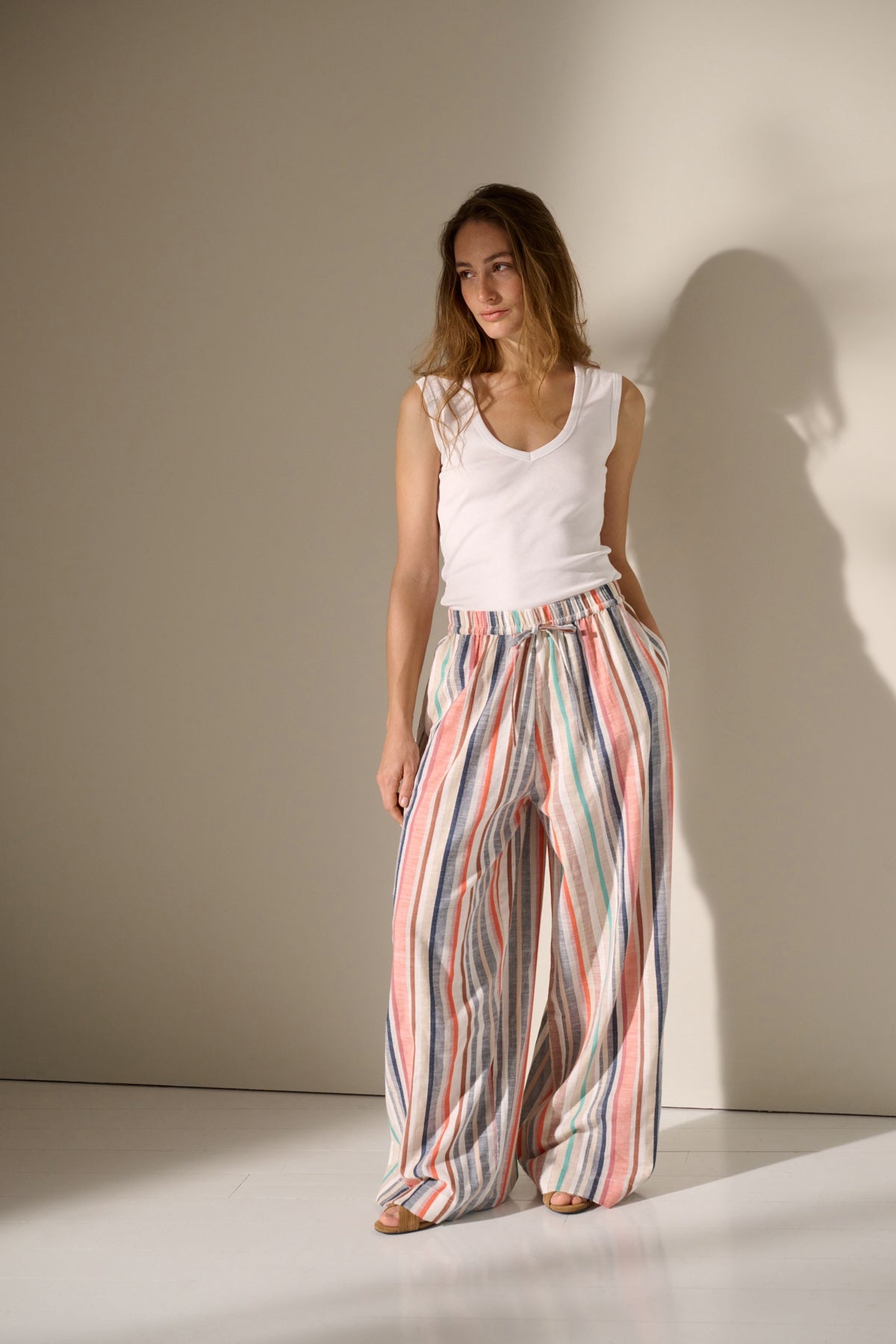 Zenya bukser - Multi Stripe