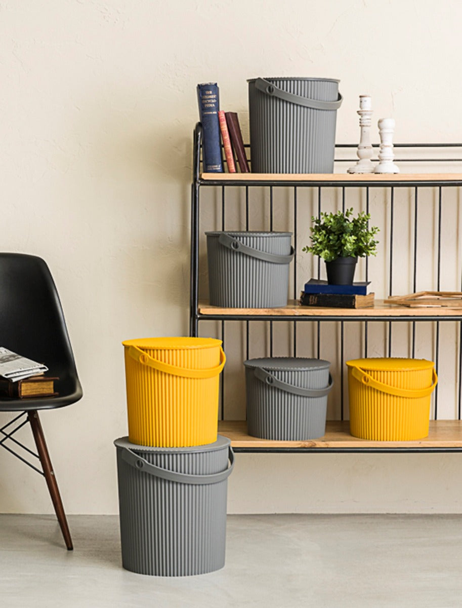 Omnioutil Japansk spand, grå - 8 L. - Bahne