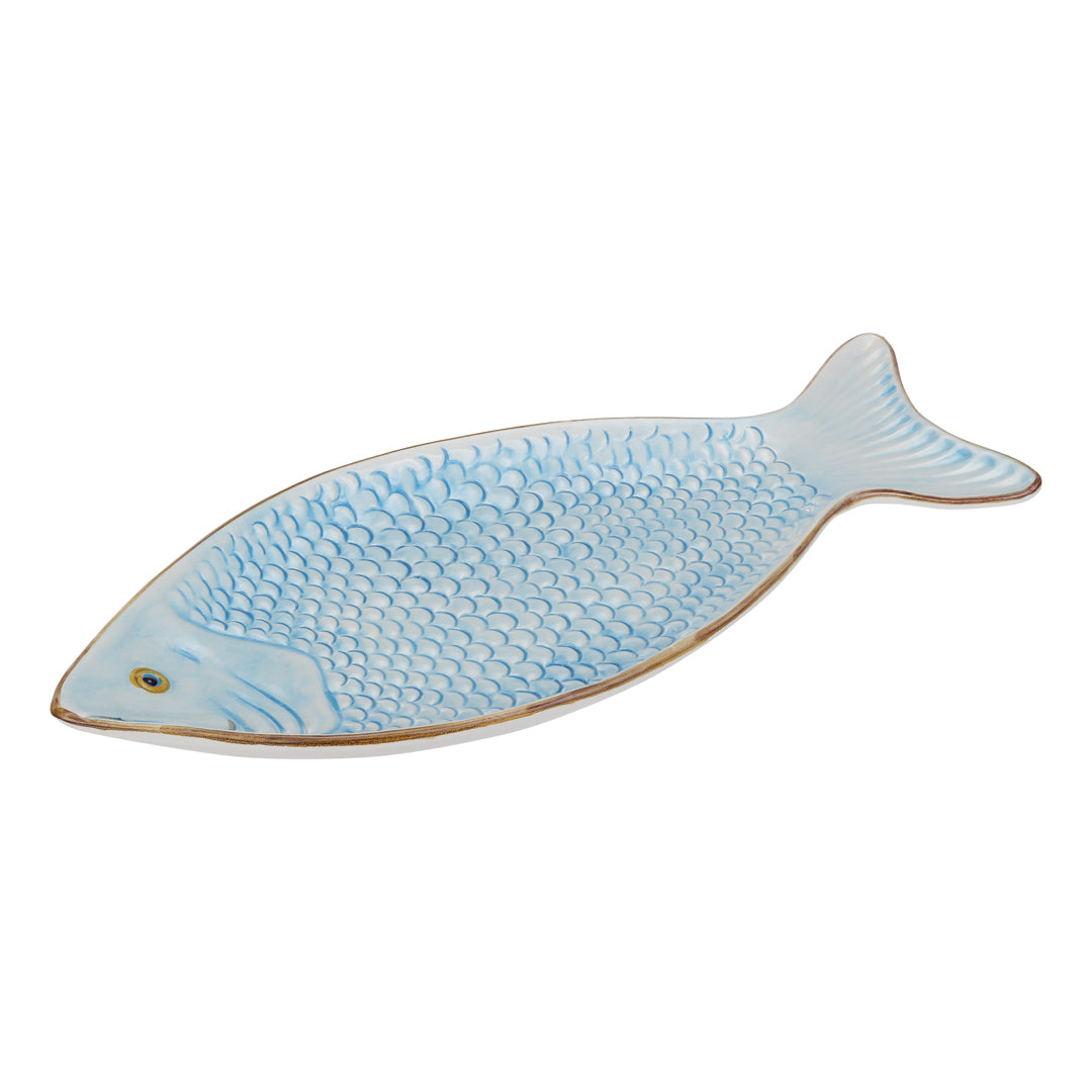 Fiske fad, lille - blå