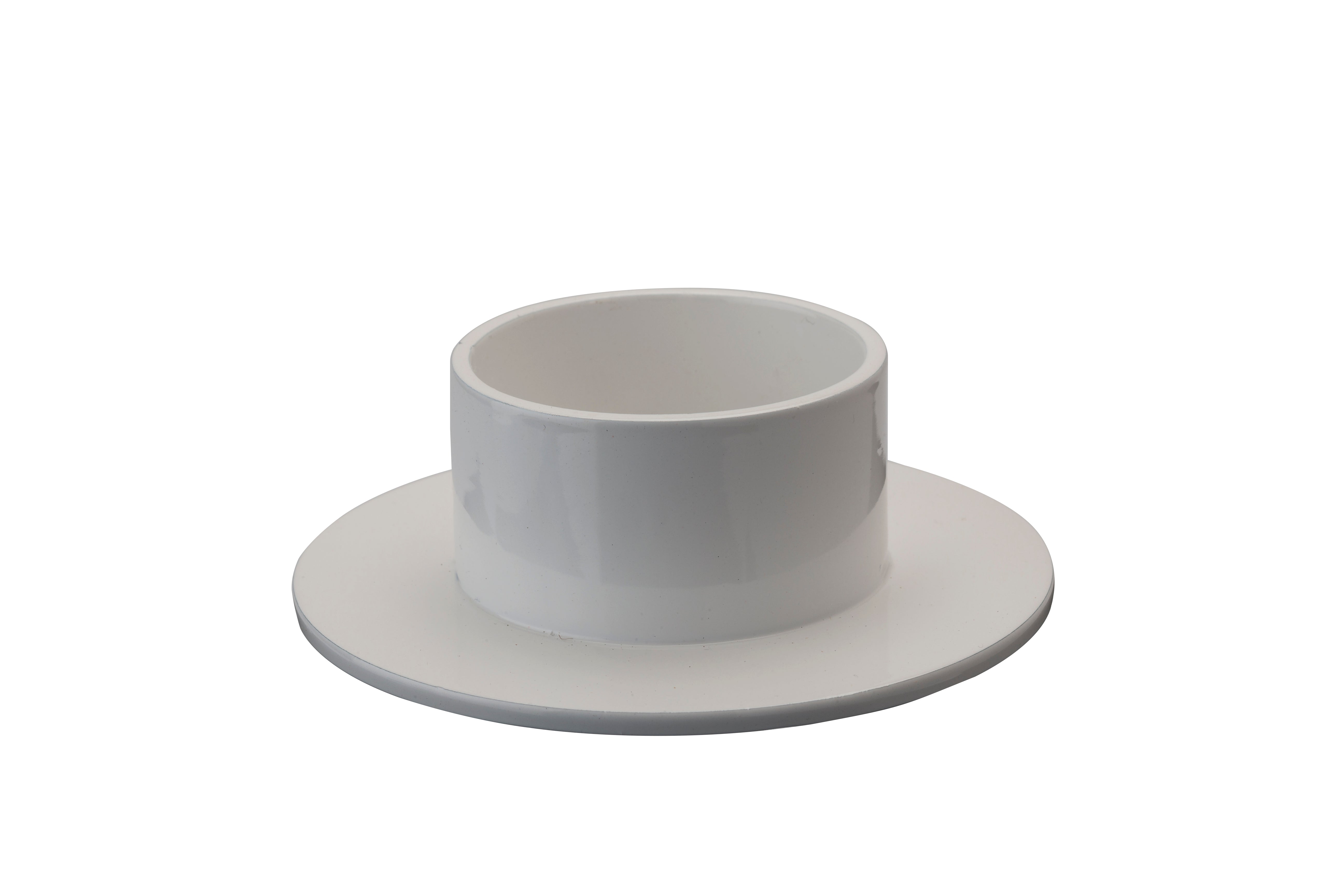 Cirkelstage, hvid - Ø5 cm