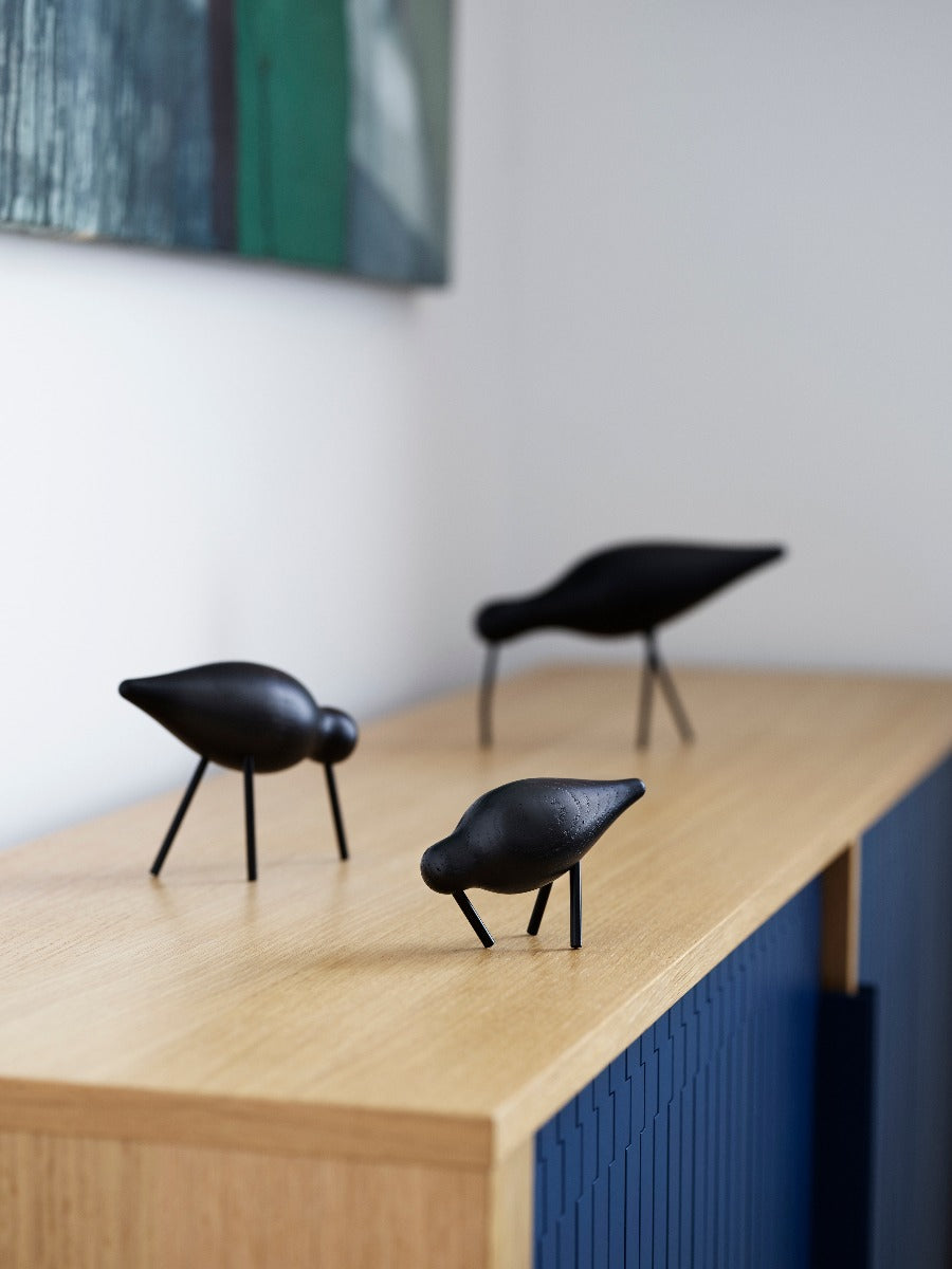 Normann Copenhagen Shorebird, lille - sort - Bahne