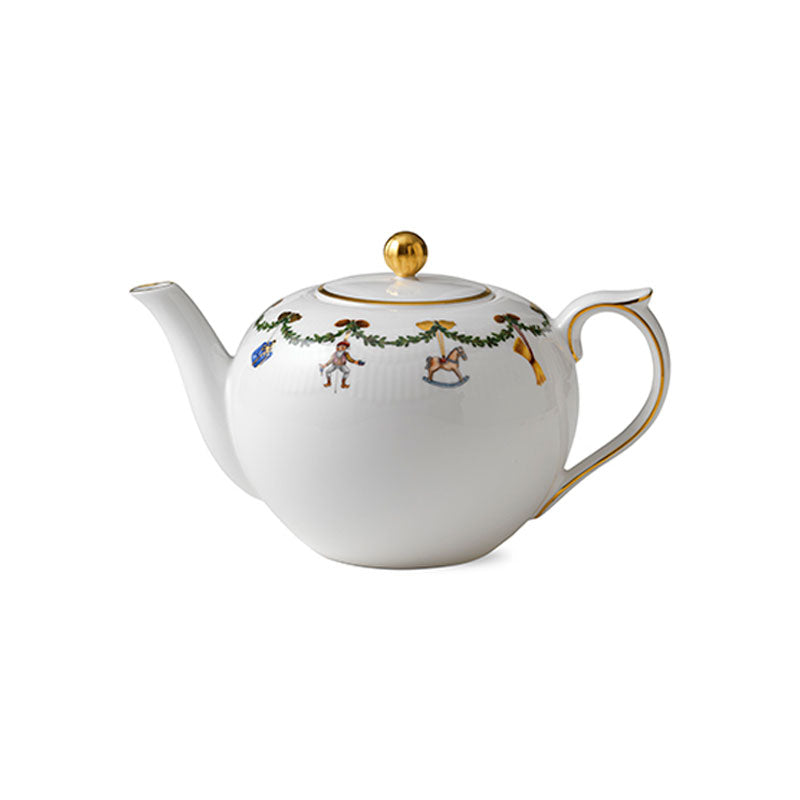 Royal Copenhagen Stjerne riflet tekande med låg - 140 cl. - Bahne