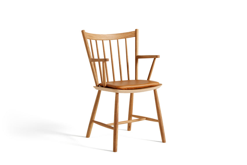 HAY J42 seat cushion j-series - Leather Cognac - Bahne