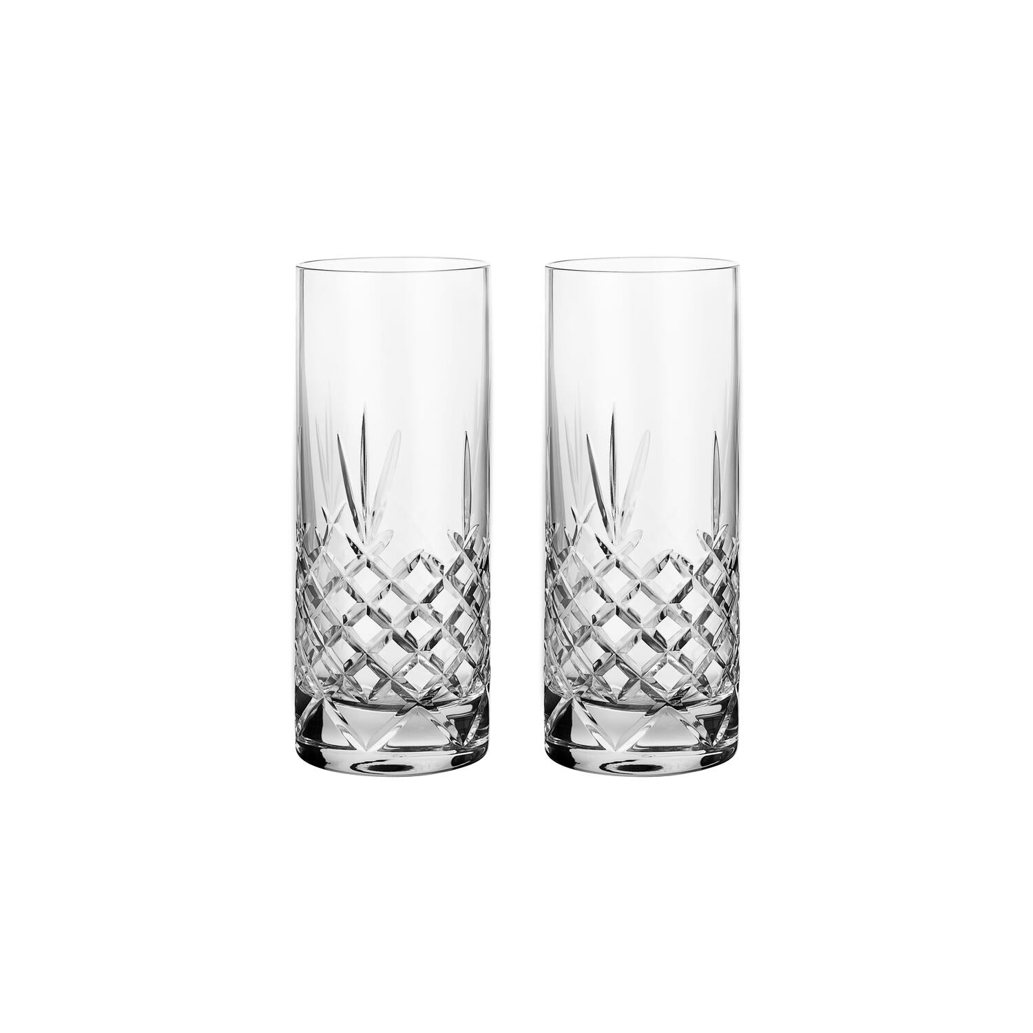 Frederik Bagger Crispy Highball vandglas, klar, 2 stk - 370 ml - Bahne