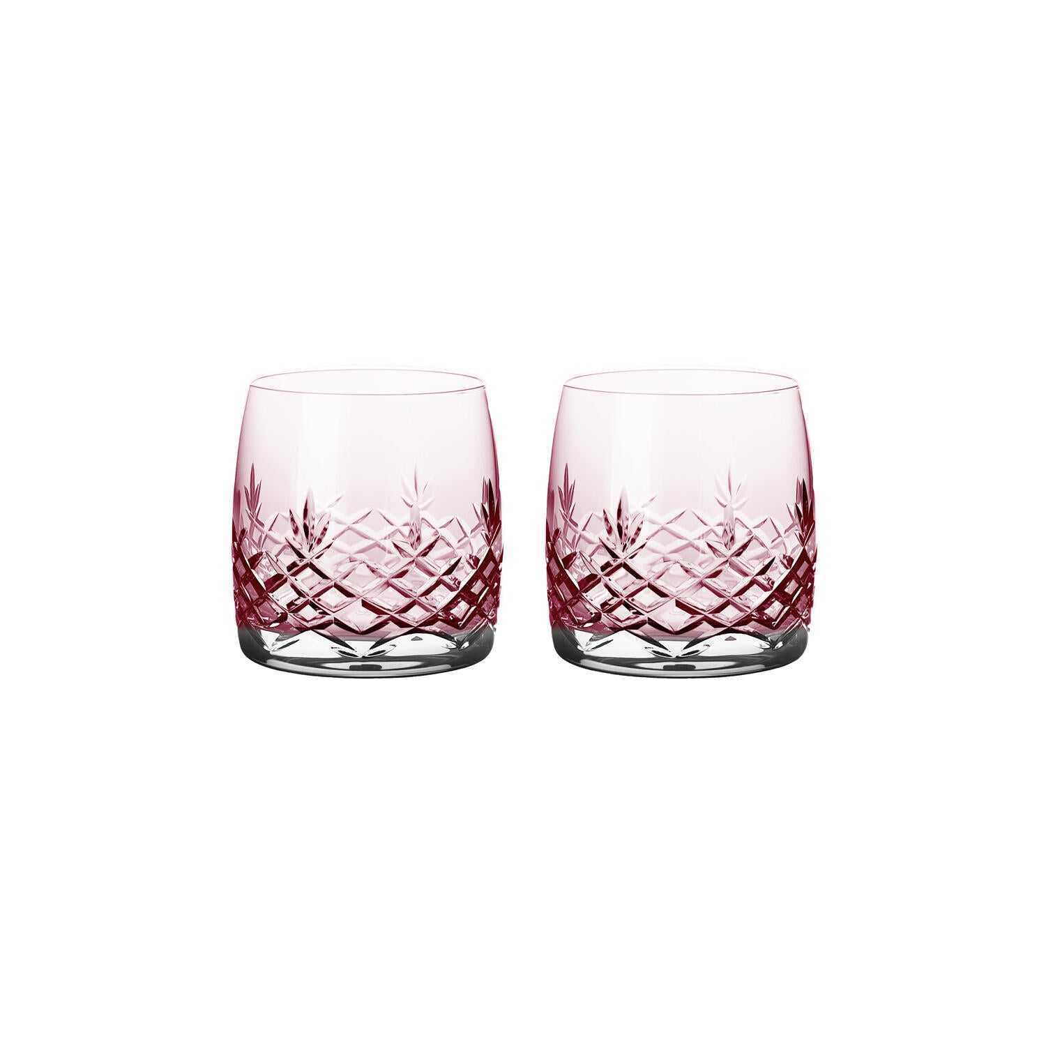 Frederik Bagger Crispy Topaz Aqua vandglas, pink, 2 stk - 23 cl - Bahne