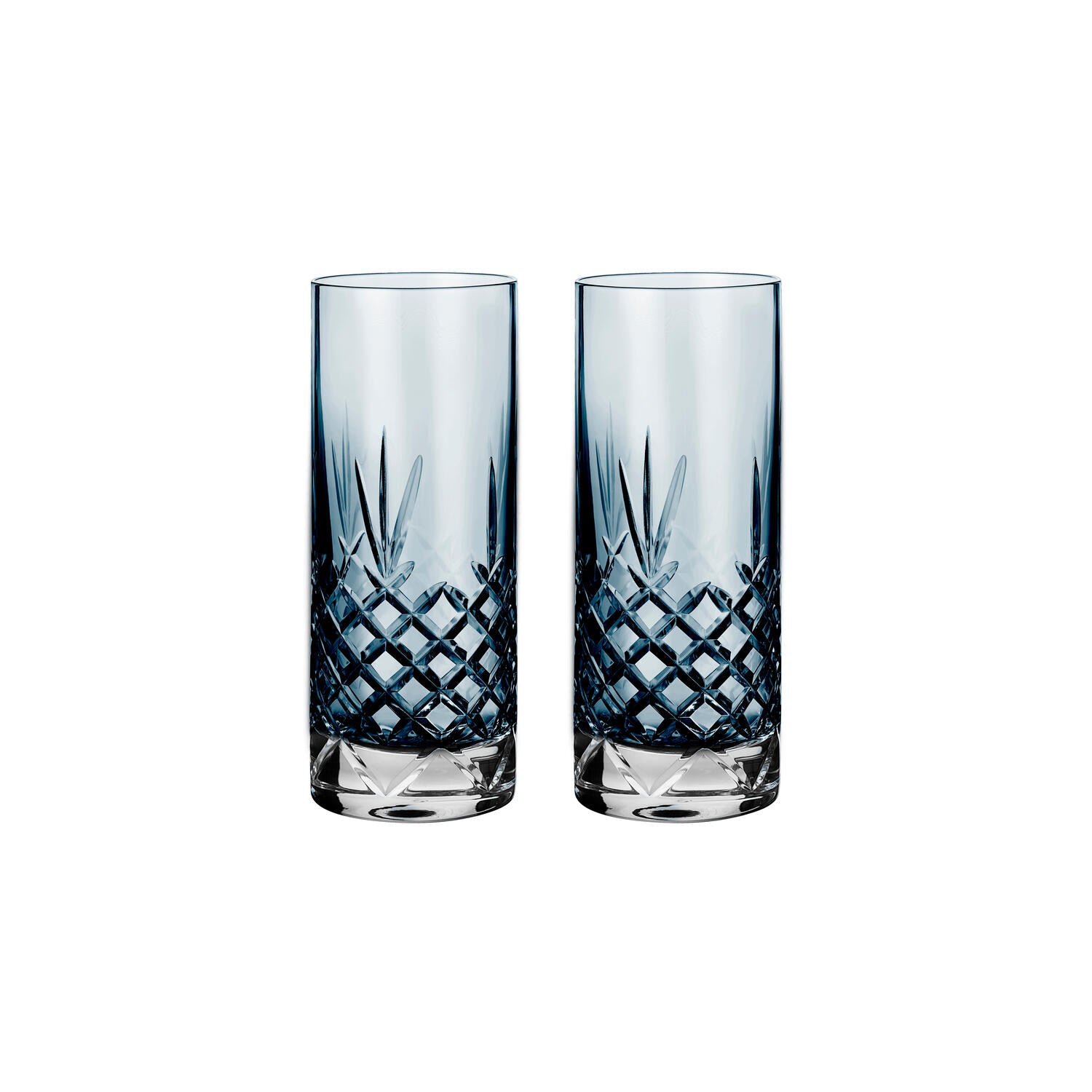 Frederik Bagger Crispy Sapphire Highball vandglas, blå, 2 stk - 370 ml - Bahne