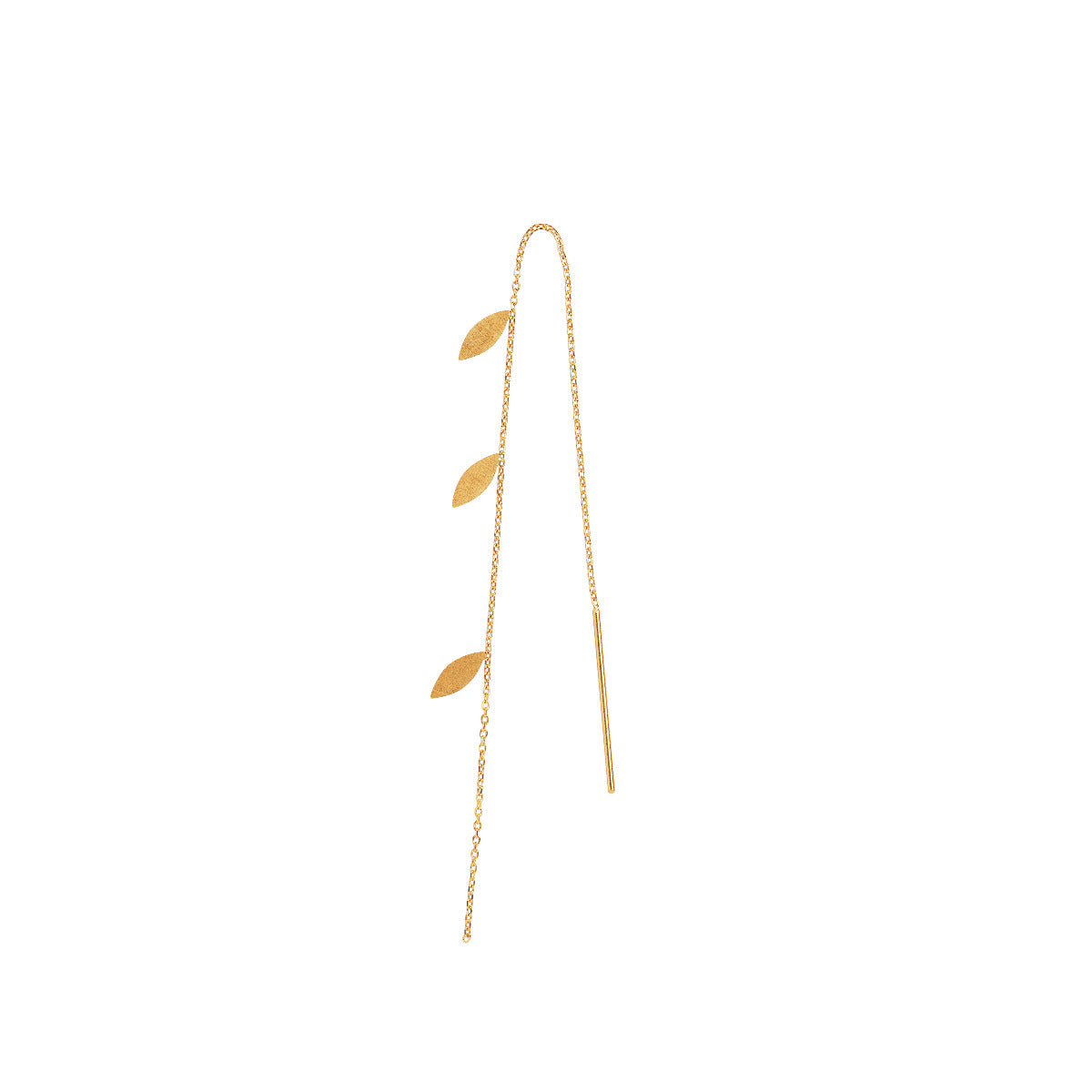 Stine A Three Leaves ørering - Guld - Bahne