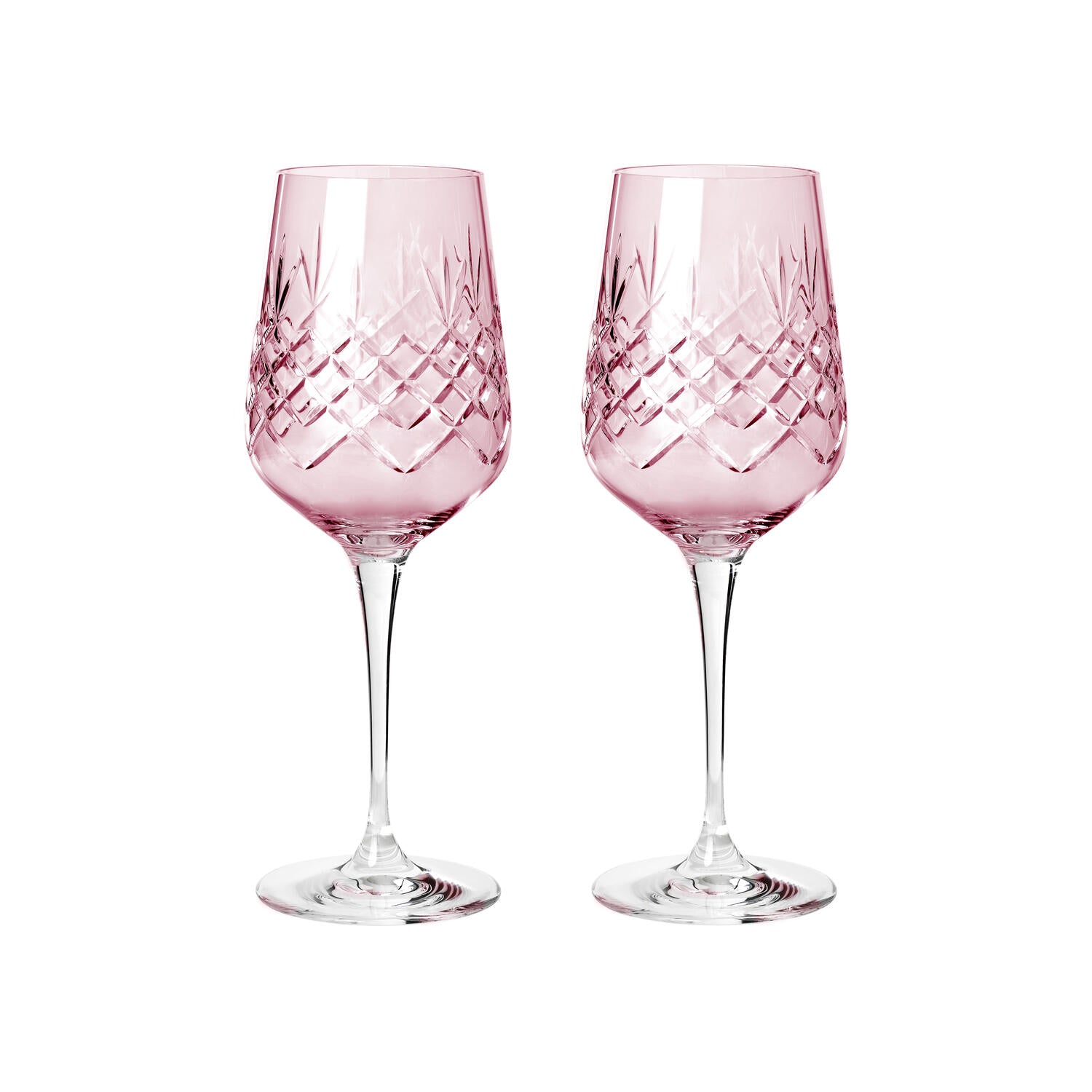 Frederik Bagger Crispy Topaz Monsieur rødvinsglas, pink, 2 stk - 45 cl - Bahne