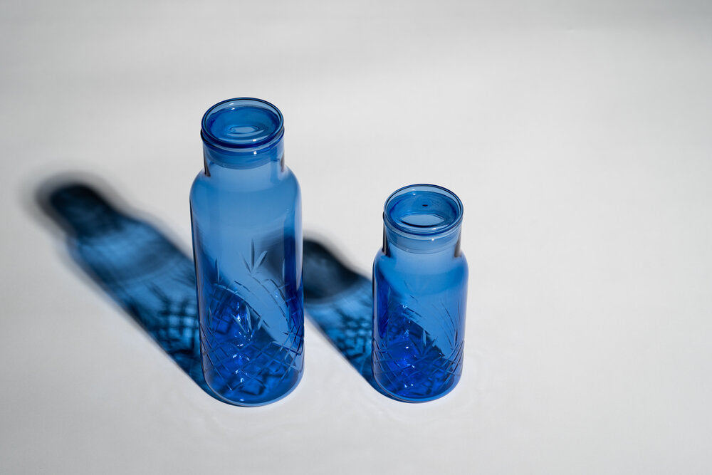 Frederik Bagger Crispy karaffel, blå, stor - 1000 ml - Bahne