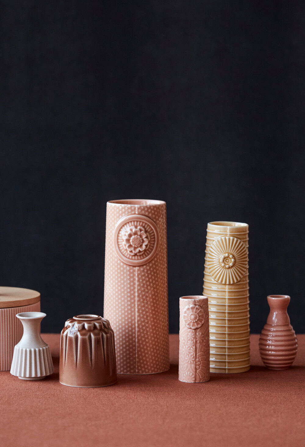 Pipanella vase, Rose - H18,7 cm.