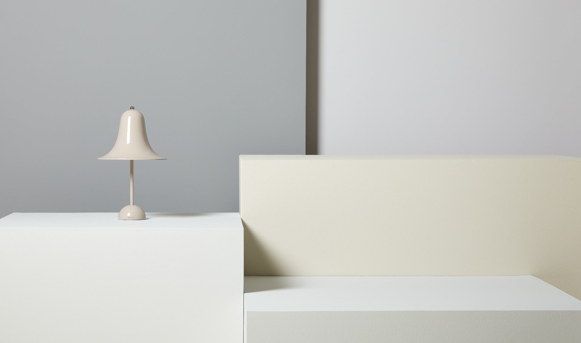 Pantop, bordlampe - Grey Sand - Ø23
