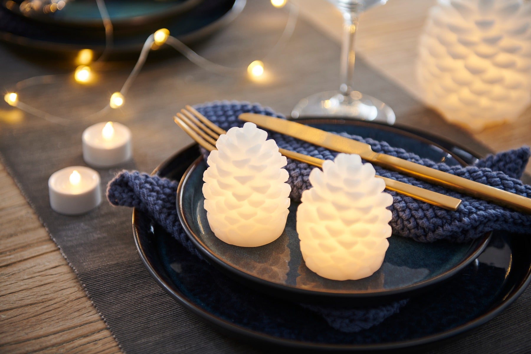 Sirius Clara Kogle (4 stk) - Hvid - Bahne