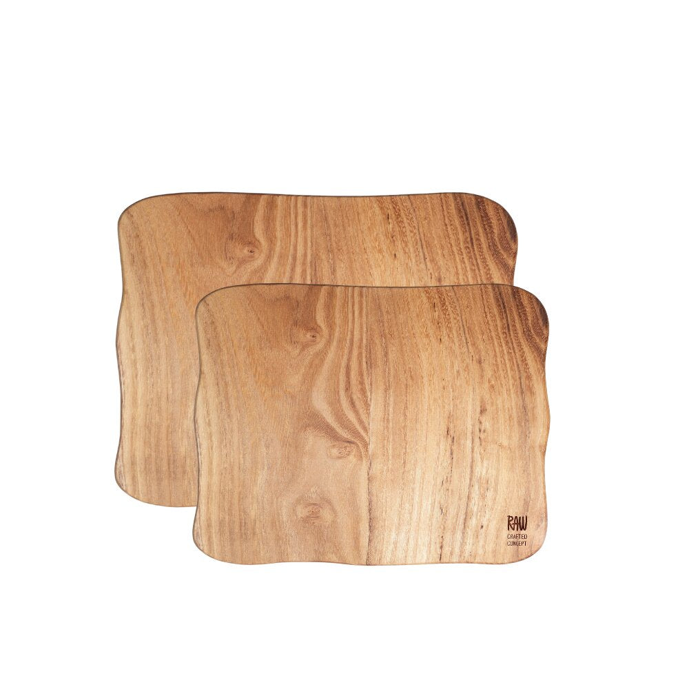 Teak skærebræt sæt, Teak - 2 stk.