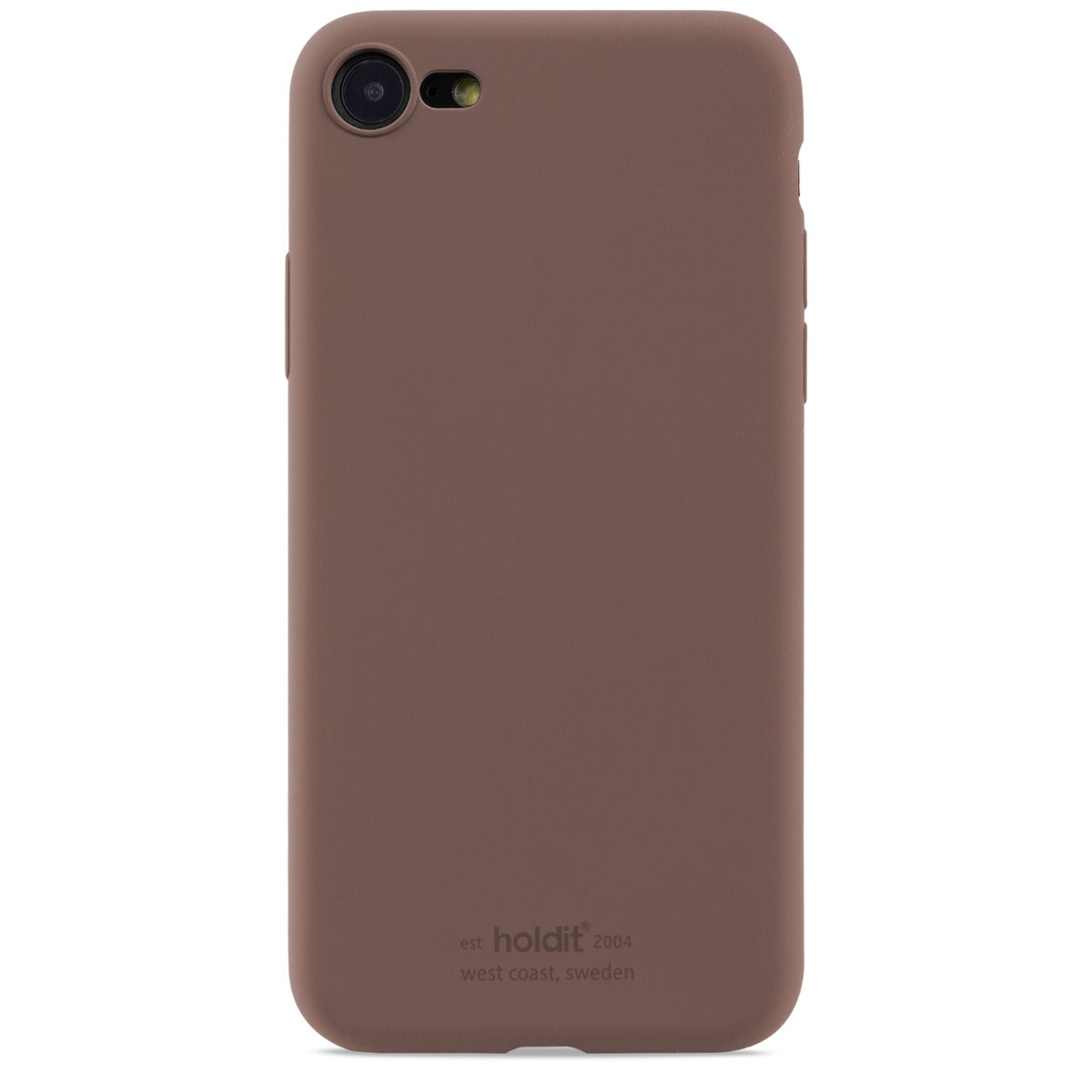 iPhone 7/8/SE Silicone cover - Dark Brown