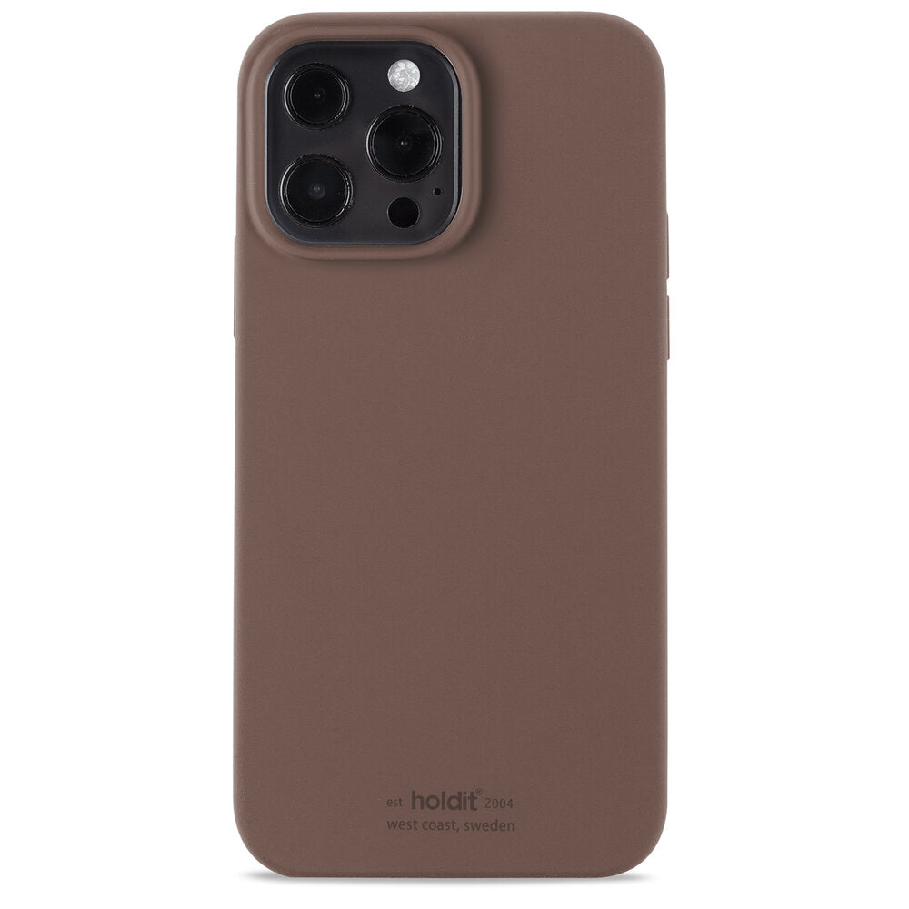 medlem samtidig personificering Silicone cover, Dark Brown - iPhone 13 Pro Max – Bahne