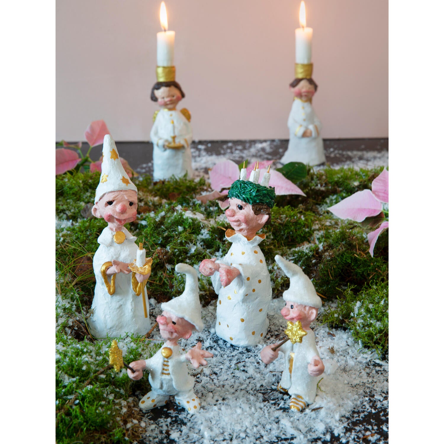 Luciadreng Lenny figur - H:12cm.