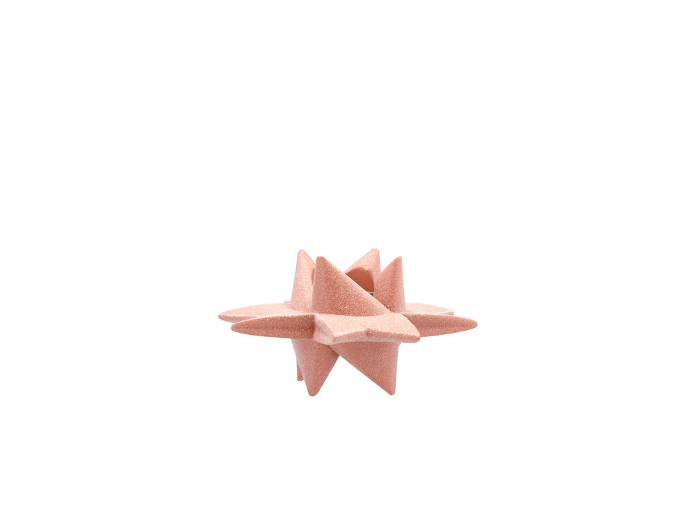 Stjerneskud kalenderstage, lyserød - 17,5x9 cm.