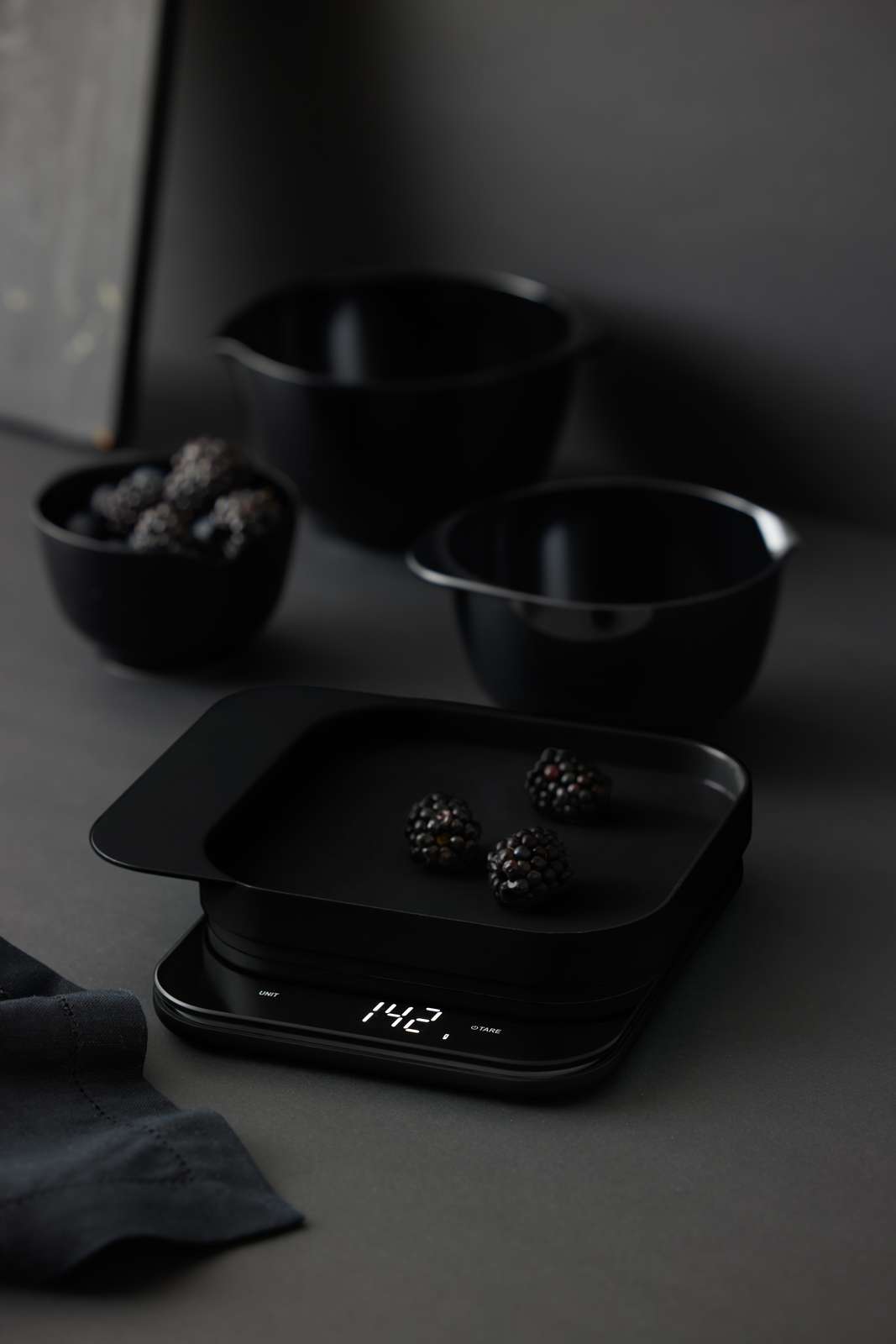 Mensura køkkenvægt - Sort