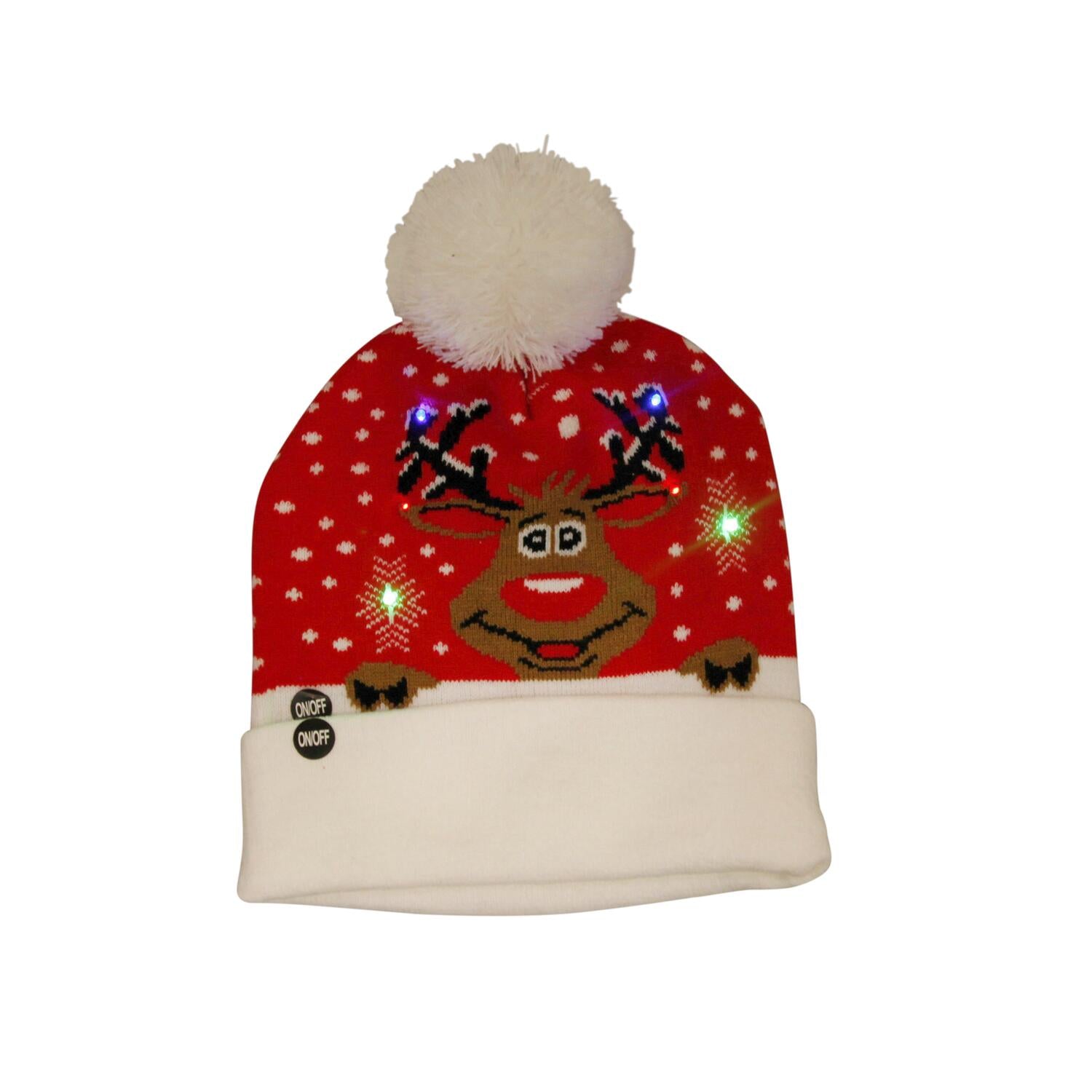 Julehue m/led - Rød