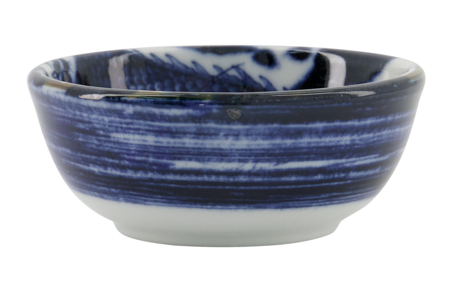 Japonism Dragon skål, blå/hvid - 95 ml