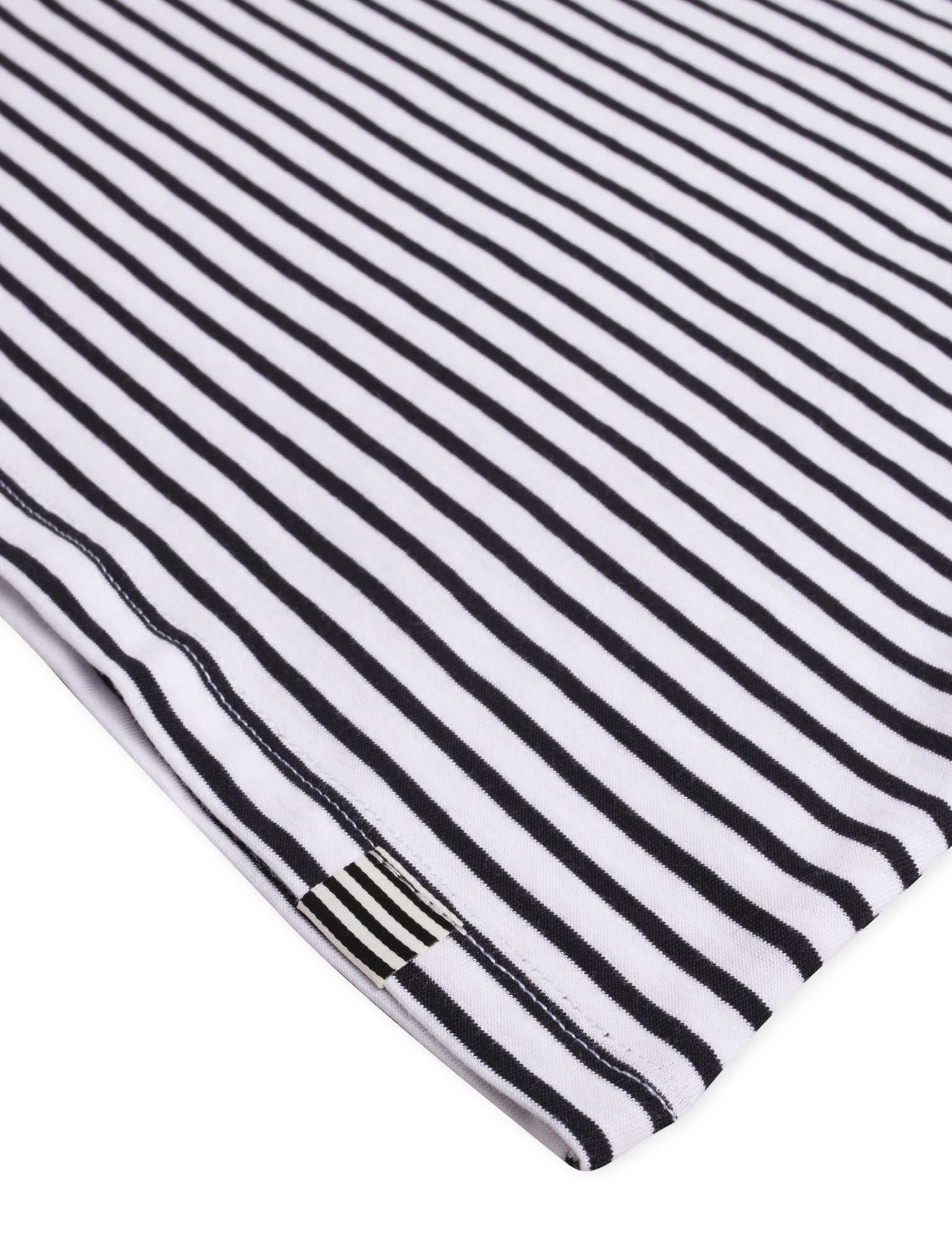 Organic Favorite Stripe Teasy t-shirt - hvid/sort